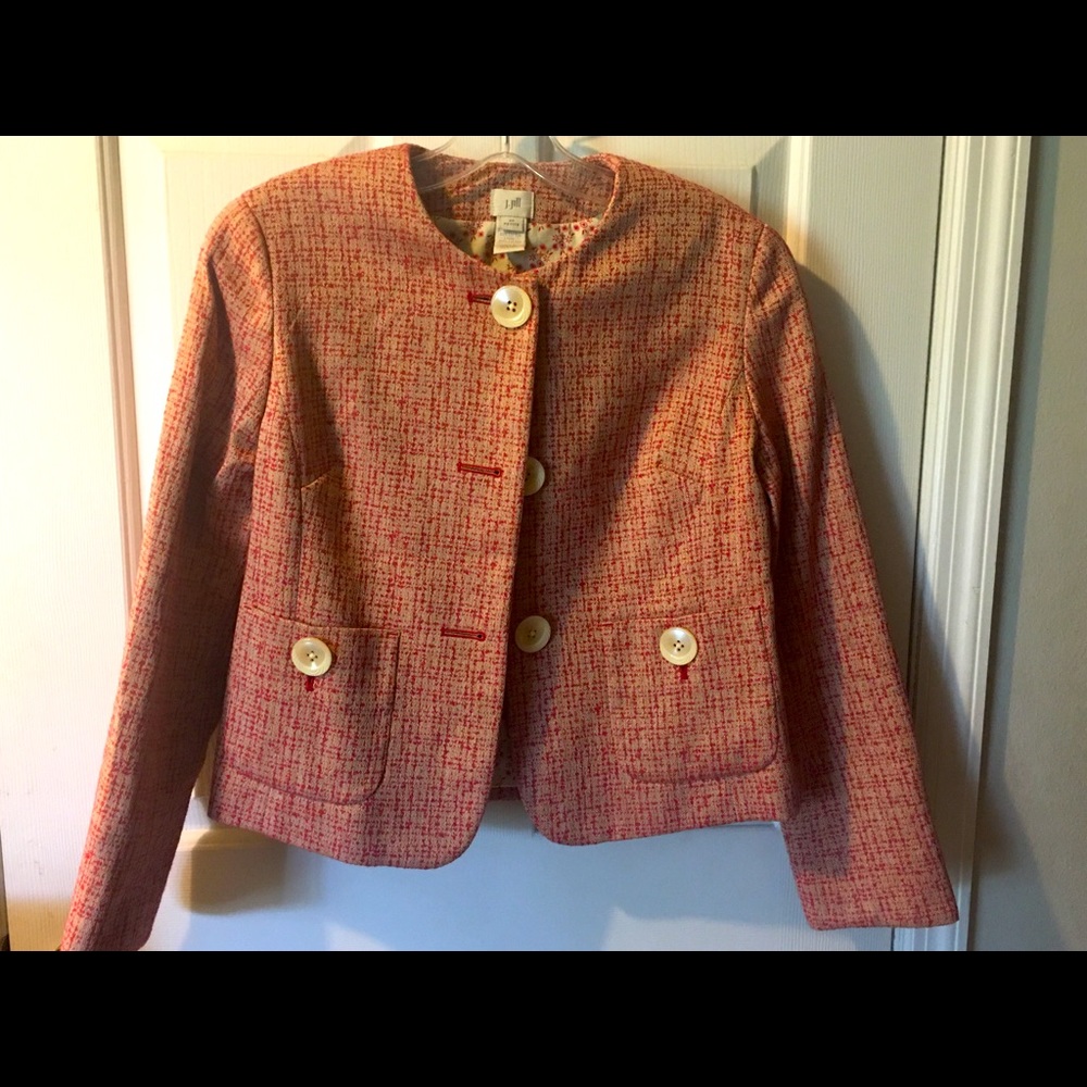 J. Jill jacket with 3/4 length sleeves.